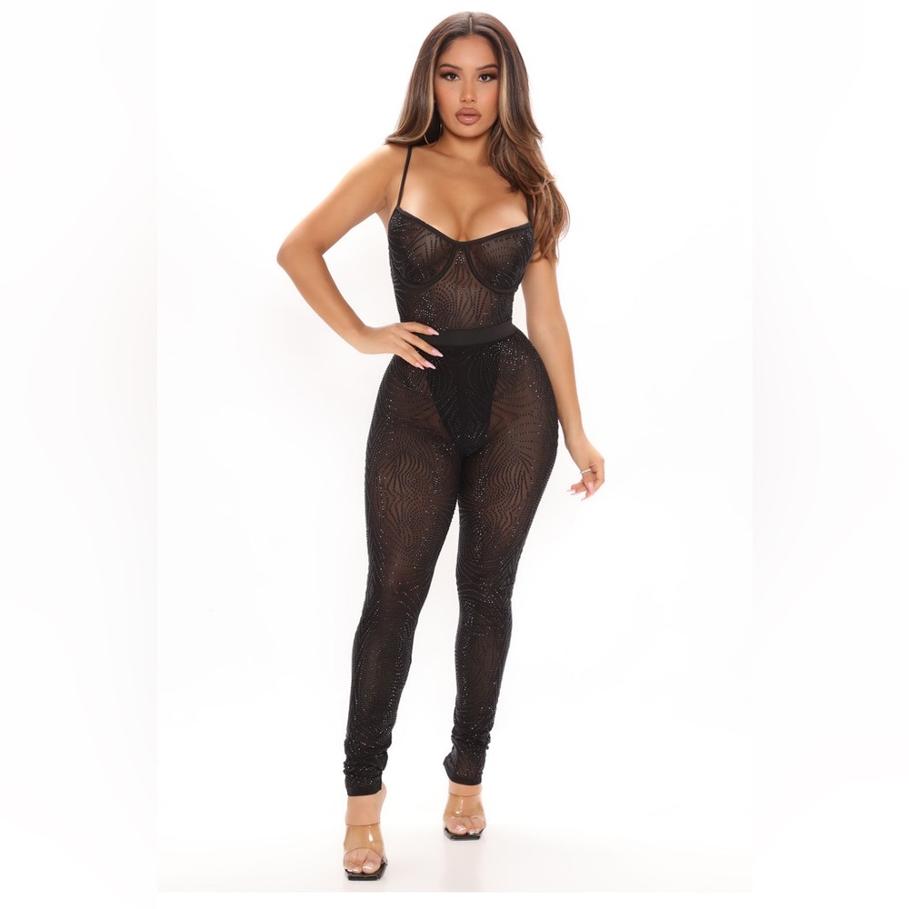 Fashion Nova Baddies Only jumpsuit